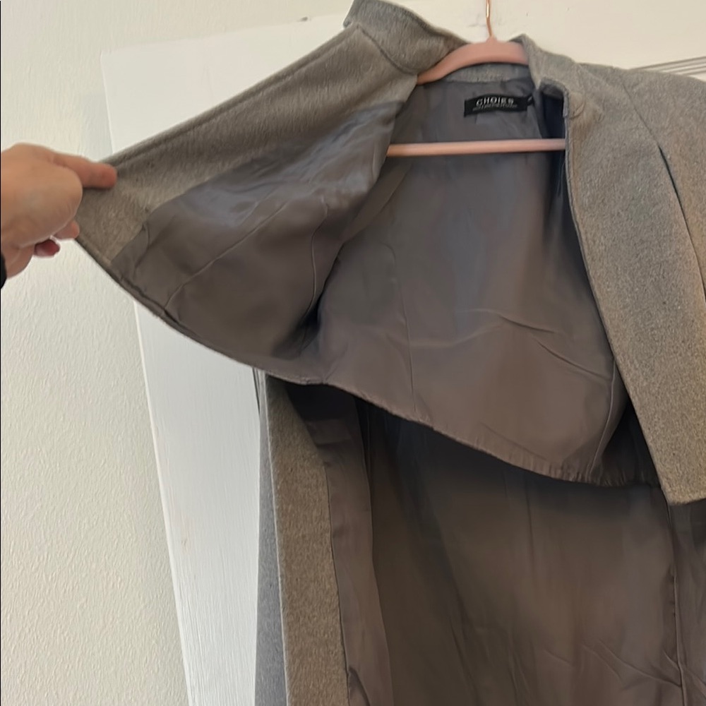 Choies Gray Cape Structured Elegance - image 5